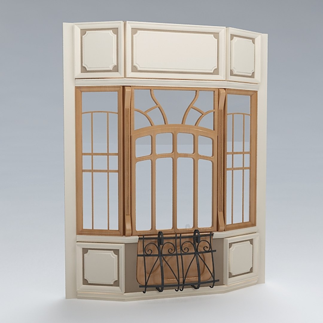 3d window model