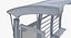 Bus Stop 03 Clean and Dirty 3D model