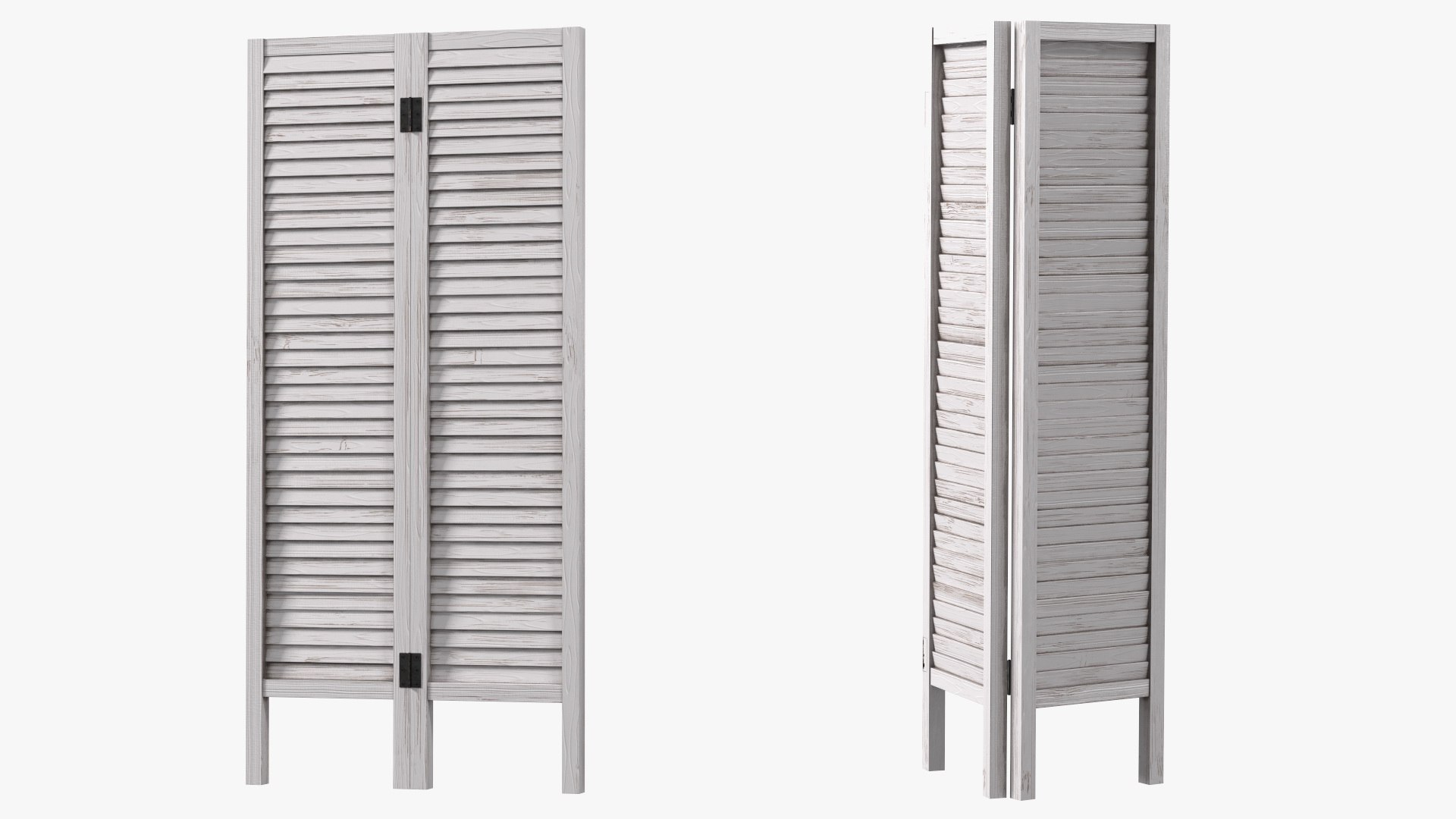 Wooden Wall Panel 3D model preview