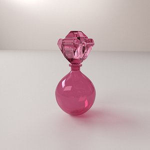 3d model perfume bottle v3