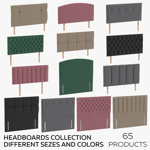 Headboard 3D Models for Download TurboSquid