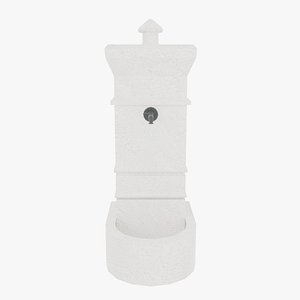 3D drinking fountain