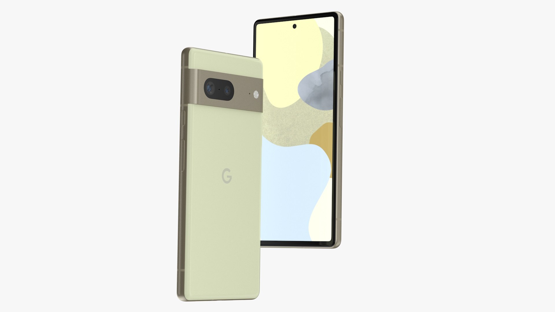 Google Pixel 7 Lemongrass Yellow 3D model - TurboSquid 1948849