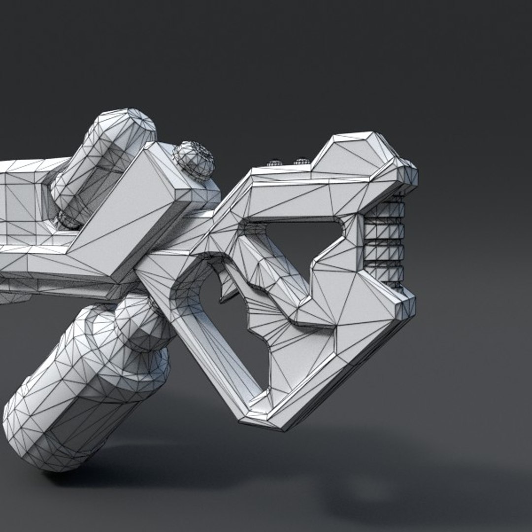 3d Model Rifle Pbr Details