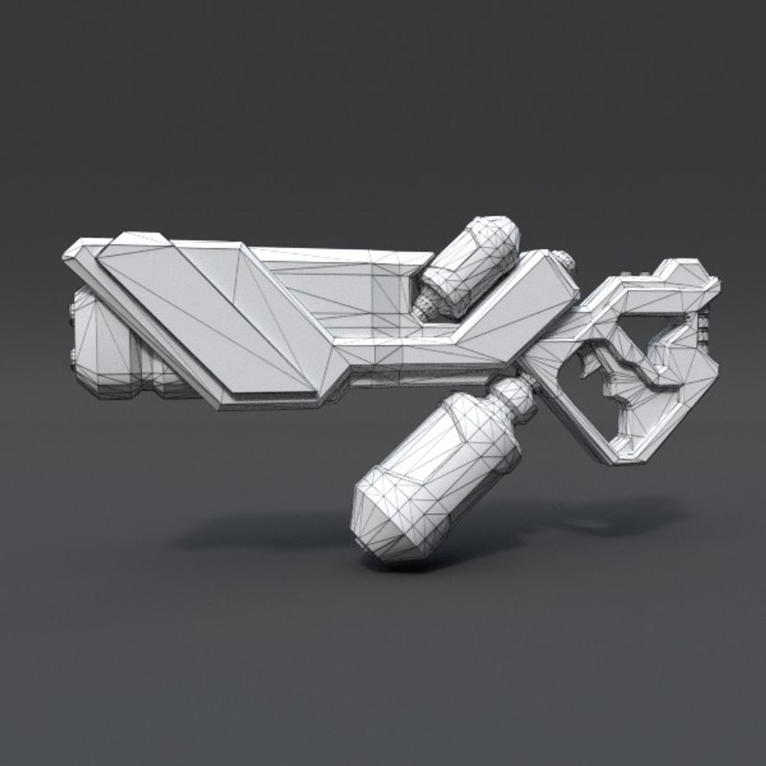 3d Model Rifle Pbr Details