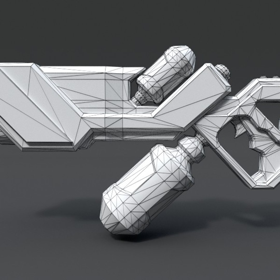 3d Model Rifle Pbr Details