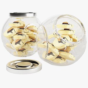 Chocolate Chip Cookies in a Glass Jar 13