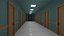 3D model Hotel Corridor