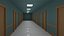3D model Hotel Corridor