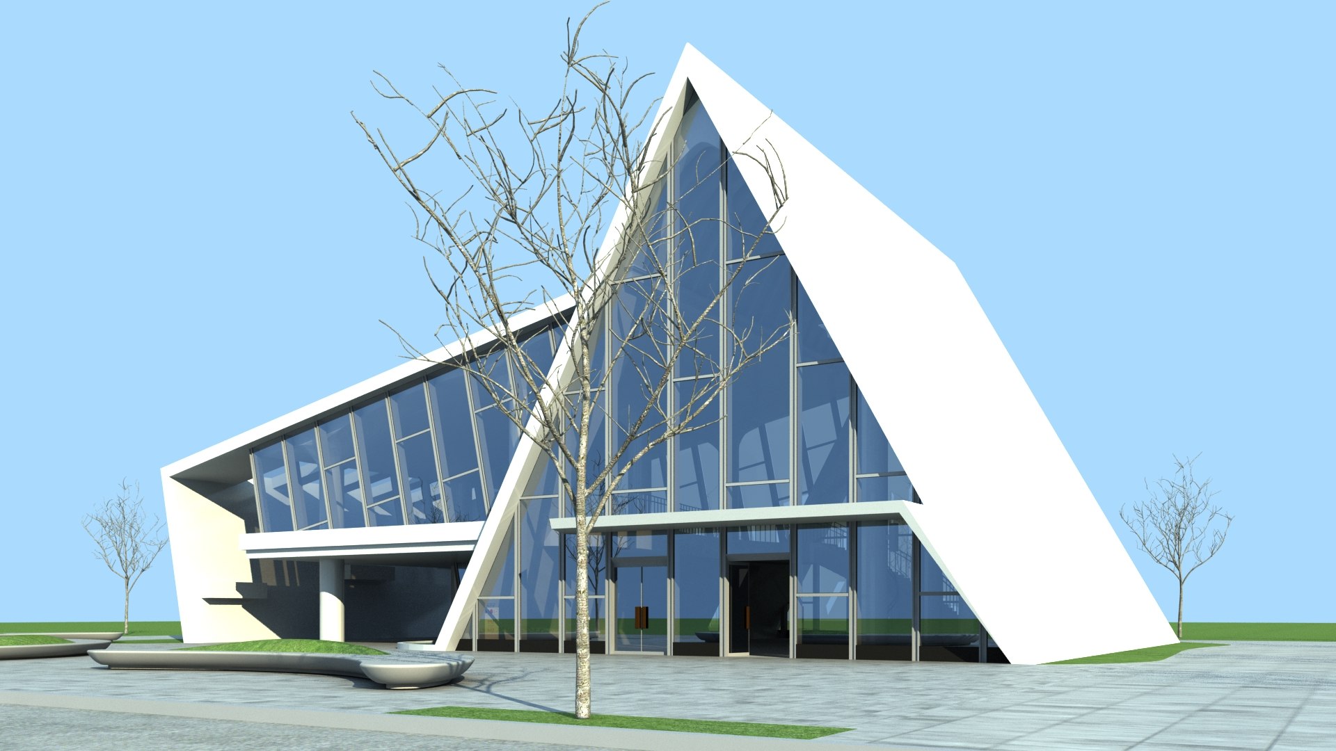 Modern Building Collection 01 3D Model - TurboSquid 1964953
