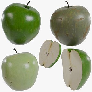 Green Apple 3D model