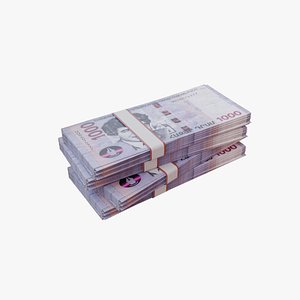 3D model 1000 Armenian Dram AMD