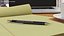 Pencil Case with Office Supplies  Collection