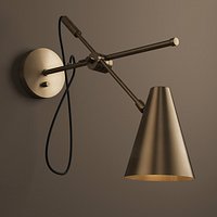 Restoration Hardware - 20th C Torpedo Sconce Vintage Brass
