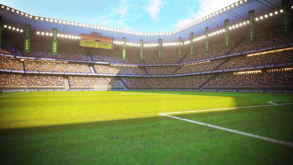 3D ready football soccer stadium