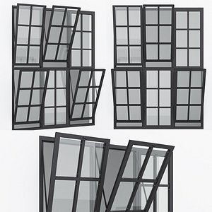 3D Aluminium window 12
