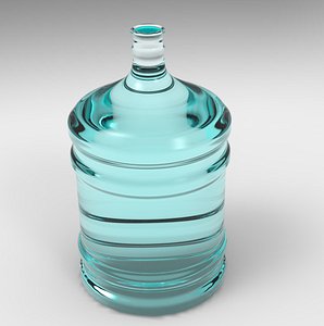3D plastic carboy model