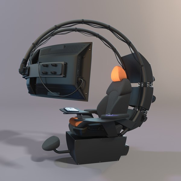 3D model seat monitor