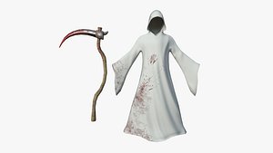 3D Grim Reaper Costume A04 Death Angel - Character Design model