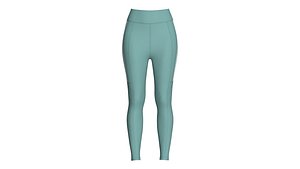 3D Girls High-Waisted Double-Stripe Leggings
