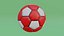 Red Soccer Ball model