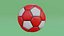 Red Soccer Ball model