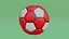 Red Soccer Ball model