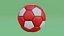 Red Soccer Ball model