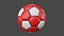 Red Soccer Ball model