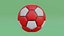 Red Soccer Ball model