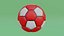 Red Soccer Ball model