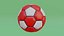 Red Soccer Ball model