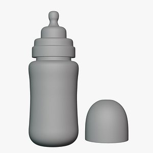 Basic Baby Bottle - Geometry Only No Textures No Materials