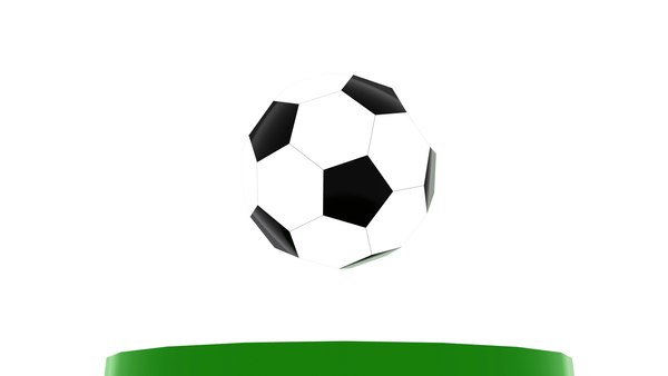 3D Low-poly Football