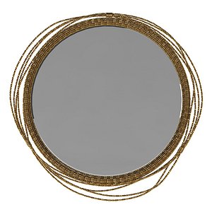 Koket Brabbu Kayan Round Mirror