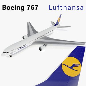 3d 767-300 lufthansa