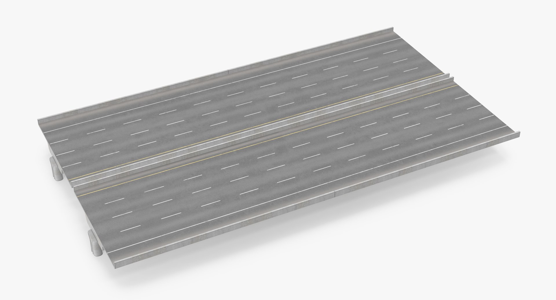 3D 4 lane raised highways https://p.turbosquid.com/ts-thumb/ev/HTROT5/t8Dz2Wav/4_lane_raised_highway_straight_v1_001_thumbnail_0002/jpg/1545225315/1920x1080/fit_q87/3ea62d864a316843203e4819400e6ca07a33bd2e/4_lane_raised_highway_straight_v1_001_thumbnail_0002.jpg