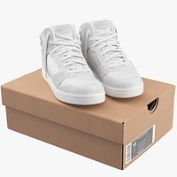 Shoe Box With Sneakers