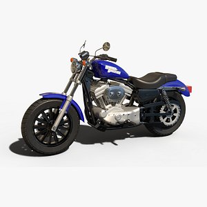 3D Harley Davidson Motorcycle