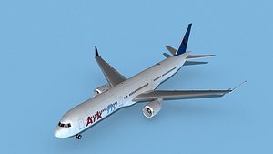 Boeing 767-400 Arkfly 3D model