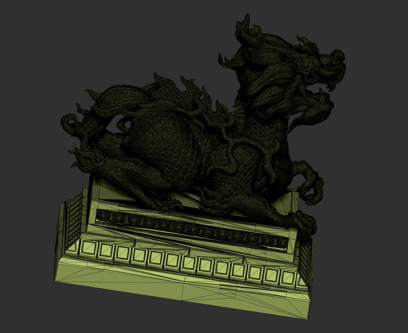 3D Kirin Model - TurboSquid 1609768