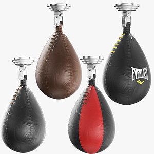 3D Detailed Speed Punching Bags Collection