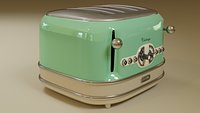 Ariete Vintage Toaster 3D Model