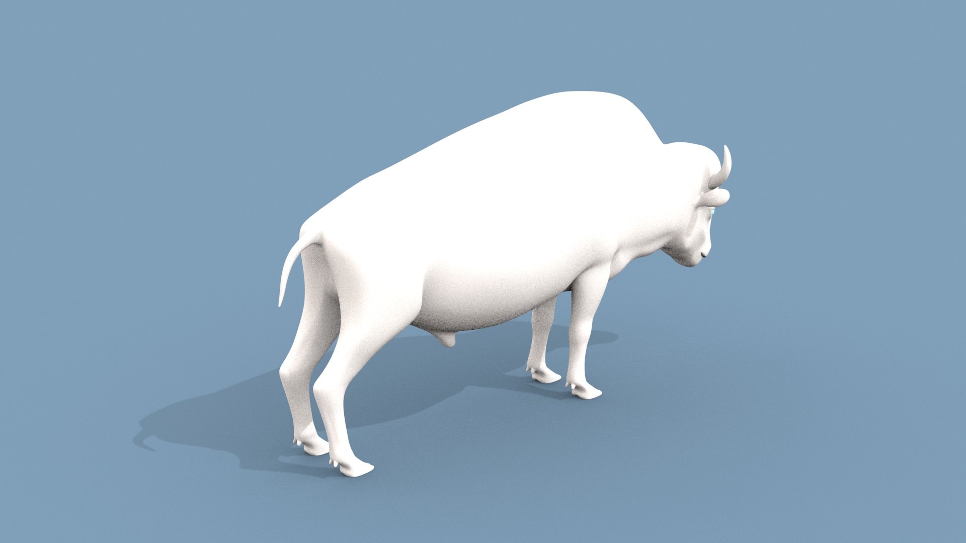 Bison Shape 3D Model - TurboSquid 2296672