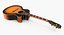 3D electro acoustic guitar epiphone model