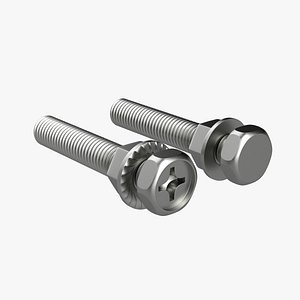 M8 screw bolt with nut