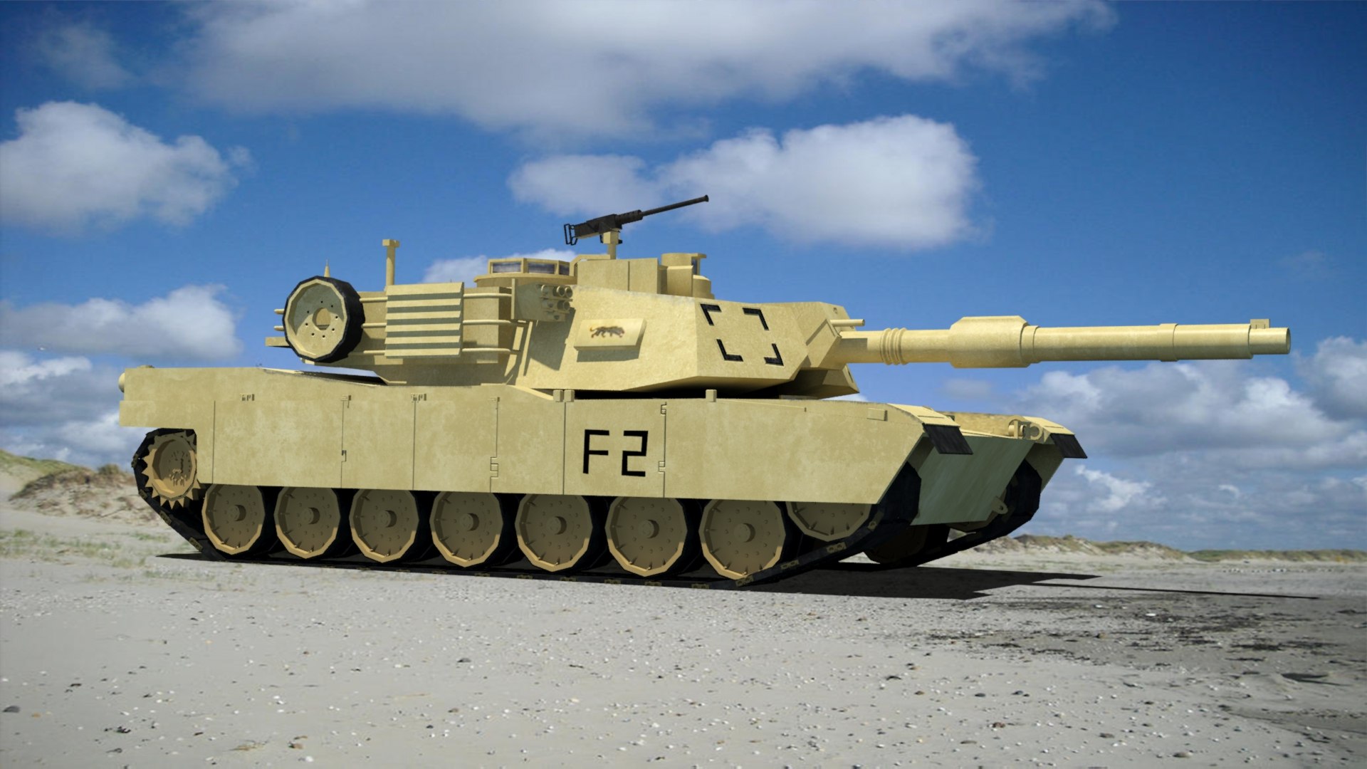 3D M1A2 Abrams Main Battle Tank - TurboSquid 2333337