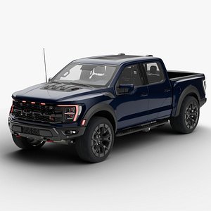 3D model Ford F-150 Raptor R 2023 Detailed Pickup Truck 3D Model