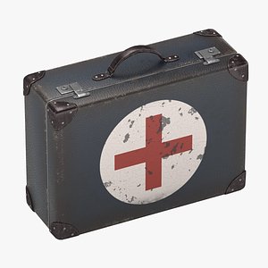 Vintage ambulance suitcase