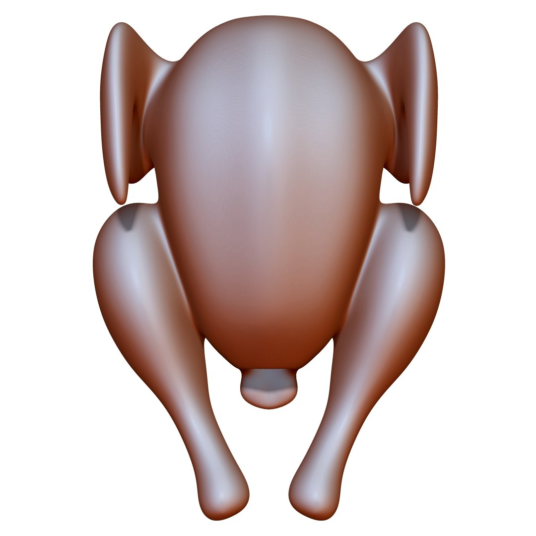 Roasted Chicken 3D Model - TurboSquid 1319511